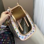 Louis Vuitton X Takashi Murakami Dog Bag Multicolore Blanc 40Cm M13741 - Image 9