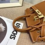 Hermes Birkin Mini Gold Hardware Epsom Brown 20Cm - Image 4