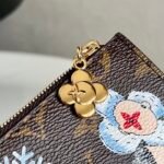 Louis Vuitton Romy Card Holder Monogram Snowy Pearl 12Cm M15333 - Image 5