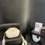 Prada Leather Mini Shoulder Bag White 21cm - Image 2