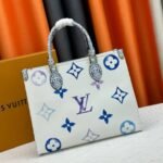 Louis Vuitton By The Pool Onthego PM Tote Bag Blue 35Cm - Image 3