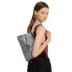 Gucci Marmont Medium Shoulder Bag Gray 31Cm - Image 8