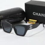 Chanel Cat Eye Sunglasses Acetate And Nylon Black - Image 4
