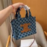 Celine Small Cabas Thais Denim 24Cm - Image 5