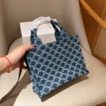 Celine Small Cabas Thais Denim 24Cm - Image 6
