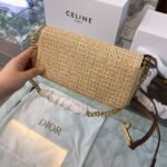 Celine Multipochette In Raffia Tan 23Cm - Image 6