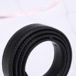 Celine Medium Triomphe Belt In Taurillon Leather Black 25Mm 45Ak93A01 38No - Image 5