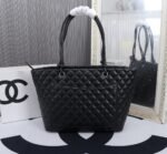 Chanel Cambon Line Large Tote Bag In Black 41Cm A25169 - Image 2