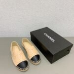Chanel Espadrilles Beige Black G29762 X01000 C0204 - Image 6