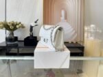 Chanel Classic Double Flap Bag White 25cm - Image 5