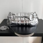 Gucci Horsebit Chain Small Shoulder Bag Silver 27Cm - Image 2