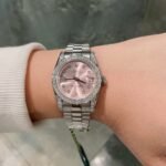 Rolex Datejust Diamond Bezel Oyster White Gold Pink 28mm - Image 3