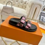 Louis Vuitton X Murakami Lv Sunset Flat Comfort Mule Sakura Brown 1agvyy - Image 6