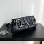 Gucci Horsebit Chain Small Shoulder Bag Black 27Cm 764255 Aacu1 1000 - Image 2