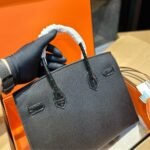 Hermes Birkin 20 Sac Faubourg Alligator Black Matte 20Cm - Image 3