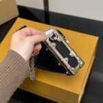 Louis Vuitton Slim Trunk Bag Black 23Cm M25445 - Image 2