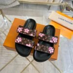 Louis Vuitton X Murakami Lv Sunset Flat Comfort Mule Sakura Brown 1agvyy - Image 2