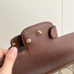 Gucci Horsebit 1955 Small Top Handle Bag Beige And Brown 22Cm - Image 3