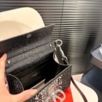 Valentino Garavani Mini Vsling Handbag With Sparkling Embroidery Black 19Cm - Image 7
