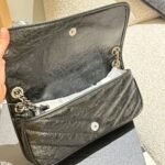 Saint Laurent Mini Matelasse Monogram Niki Bag Black 26cm - Image 5