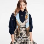 Louis Vuitton Lv Marina 90 Scarf In Brown 90Cm M78195 - Image 6