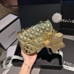 Chanel Mini Flap Bag Star Coin Purse Yellow Gold 20Cm As4646 B14873 Nt671 - Image 4