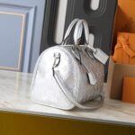 Louis Vuitton Speedy Soft Bandoulière 30 Monogram Silver 30Cm N89437 - Image 3