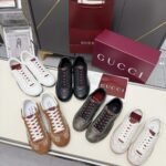 Gucci Men Shift Trainers All Black Leather 857018 Aafuh 1086 - Image 2