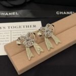 Chanel Stud Earrings With Gold Abg598 B22434 U4561 - Image 5