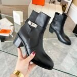 Hermes Frenchie 50 Ankle Boot Black H232128Z 02340 - Image 5