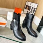 Hermes Frenchie 50 Ankle Boot Black H232128Z 02340 - Image 3