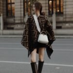 Fendi Ff Poncho Multicolor Wool And Cashmere Fxx715aeowf0qt1 - Image 3