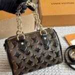 Louis Vuitton Speedy Bandouliere 20 Monogram Canvas Brown 20cm M26314 - Image 6