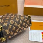 Louis Vuitton Side Trunk MM Monogram Canvas Brown 23cm M27036 - Image 7