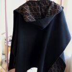 Fendi Junior Cape Black And Logo Reversible Cape Jfq056aklsf1m0t - Image 6