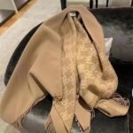 Fendi Fringed Wrap Poncho In Brown Fxx715ahrff0qu5 - Image 3