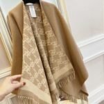Fendi Fringed Wrap Poncho In Brown Fxx715ahrff0qu5 - Image 2