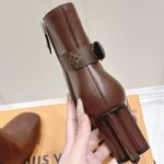 Louis Vuitton Silhouette Ankle Boot Brown 1Aifg7 - Image 8