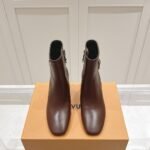 Louis Vuitton Silhouette Ankle Boot Brown 1Aifg7 - Image 5