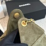 Chanel Small 25 Handbag Gold Tone Metal Khaki 26Cm - Image 6