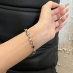 Louis Vuitton Lv Sailor Medium Bracelet Silver M03187 - Image 6