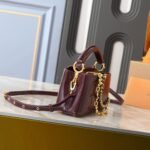 Louis Vuitton Capucines East West Mini Grenat Red 22Cm M25473 - Image 3