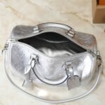 Louis Vuitton Speedy Soft Bandoulière 30 Monogram Silver 30Cm N89437 - Image 4