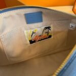 Louis Vuitton Pochette Accessories Xl Damier Denim Blue 28Cm N00204 - Image 10