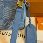 Louis Vuitton Pochette Accessories Xl Damier Denim Blue 28Cm N00204 - Image 5