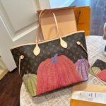Louis Vuitton X Yayoi Kusama Neverfull MM Monogram Pumpkin Dots Red 31cm M46468 - Image 2