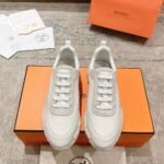 Hermes Bouncing Sneaker Light Gray White - Image 8