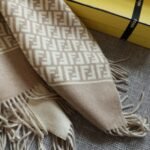 Fendi Poncho Beige Wool And Cashmere Poncho Fxx723aqcwf0qb9 - Image 8