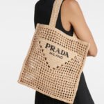 Prada Crochet Tote Bag Natural 38cm 1BG393 2C2T F0018 V OOO - Image 9