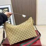 Gucci Brera Medium Crossbody Bag Sand And Dark Brown 33Cm 866938 FAFV9 9653 - Image 4